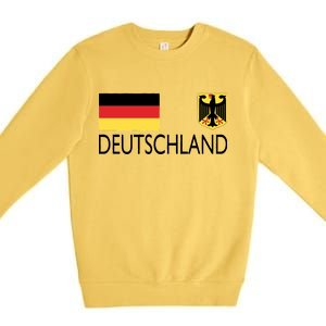 Deutschland Germany Soccer Premium Crewneck Sweatshirt