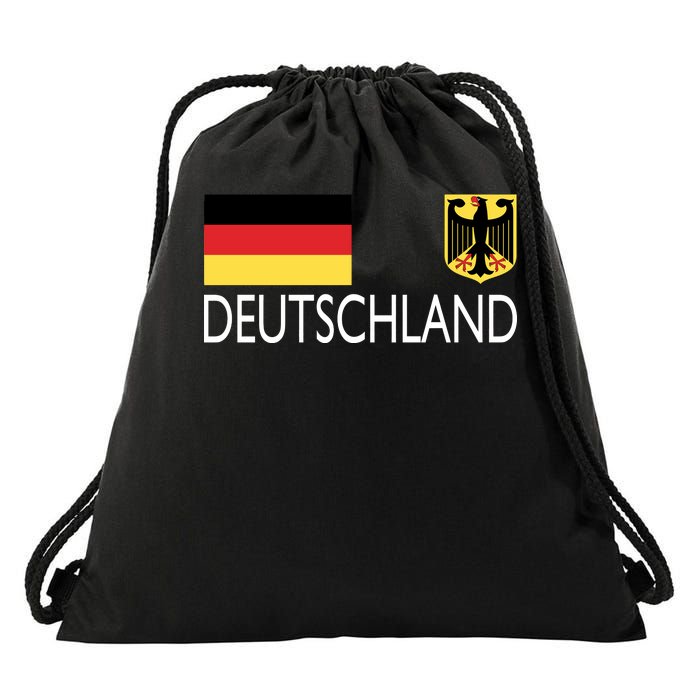 Deutschland Germany Soccer Drawstring Bag