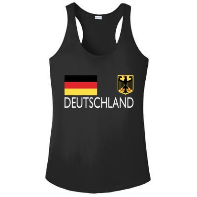 Deutschland Germany Soccer Ladies PosiCharge Competitor Racerback Tank