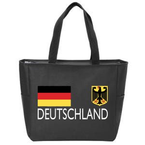 Deutschland Germany Soccer Zip Tote Bag