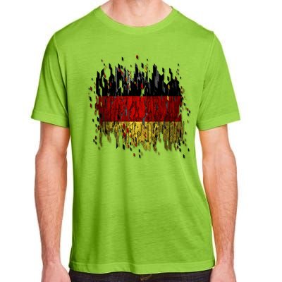 Deutschland Germany Torn German Flag Adult ChromaSoft Performance T-Shirt