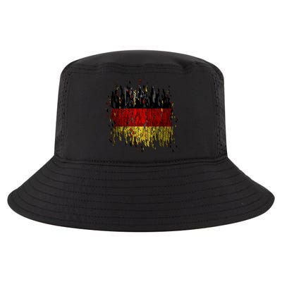 Deutschland Germany Torn German Flag Cool Comfort Performance Bucket Hat