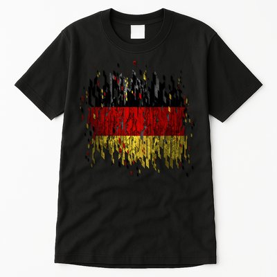 Deutschland Germany Torn German Flag Tall T-Shirt