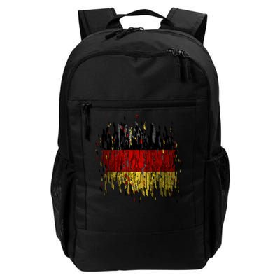 Deutschland Germany Torn German Flag Daily Commute Backpack