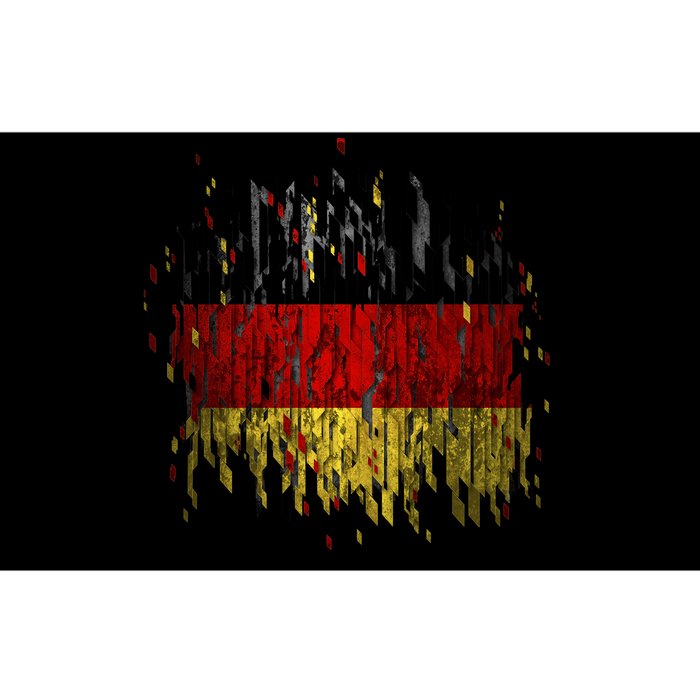 Deutschland Germany Torn German Flag Bumper Sticker