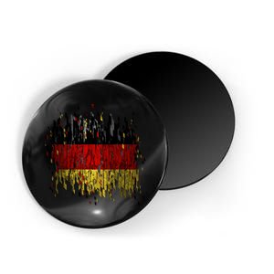 Deutschland Germany Torn German Flag Magnet