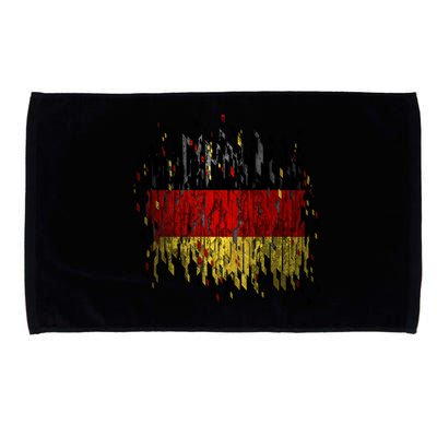 Deutschland Germany Torn German Flag Microfiber Hand Towel