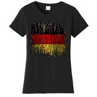 Deutschland Germany Torn German Flag Women's T-Shirt