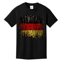 Deutschland Germany Torn German Flag Kids T-Shirt