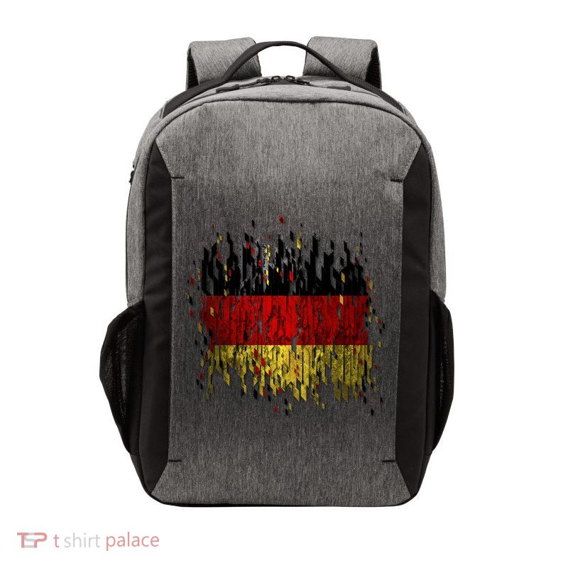 Deutschland Germany Torn German Flag Vector Backpack