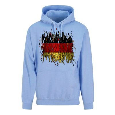 Deutschland Germany Torn German Flag Unisex Surf Hoodie