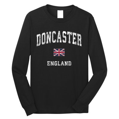 Doncaster England Vintage Athletic Sports Long Sleeve Shirt