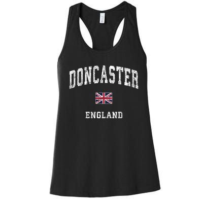 Doncaster England Vintage Athletic Sports Women's Racerback Tank