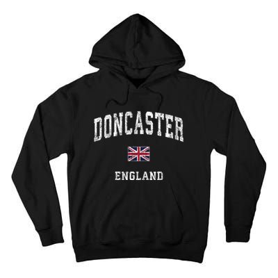 Doncaster England Vintage Athletic Sports Tall Hoodie