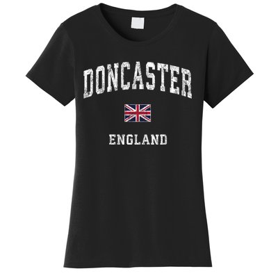 Doncaster England Vintage Athletic Sports Women's T-Shirt