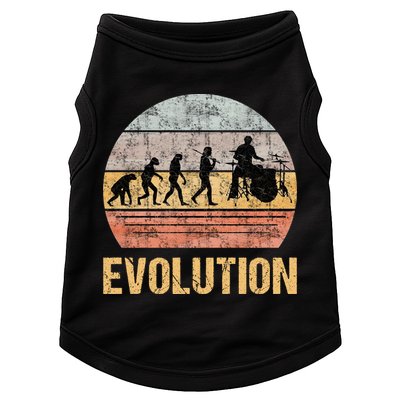 Drummer Evolution Vintage Retro Doggie Tank
