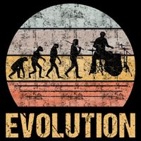 Drummer Evolution Vintage Retro Backpack