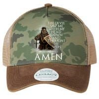 Devil Though He Won Until I Said Amen Legacy Tie Dye Trucker Hat