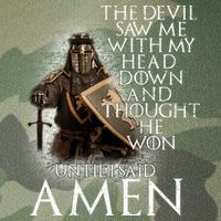 Devil Though He Won Until I Said Amen Legacy Tie Dye Trucker Hat