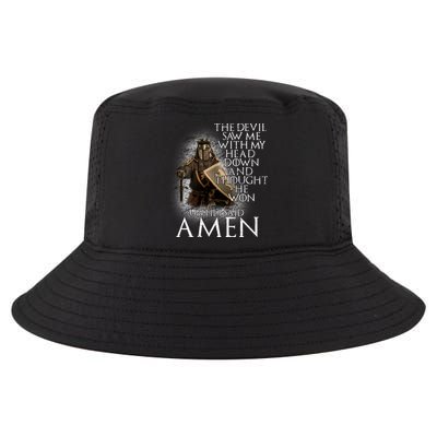 Devil Though He Won Until I Said Amen Cool Comfort Performance Bucket Hat