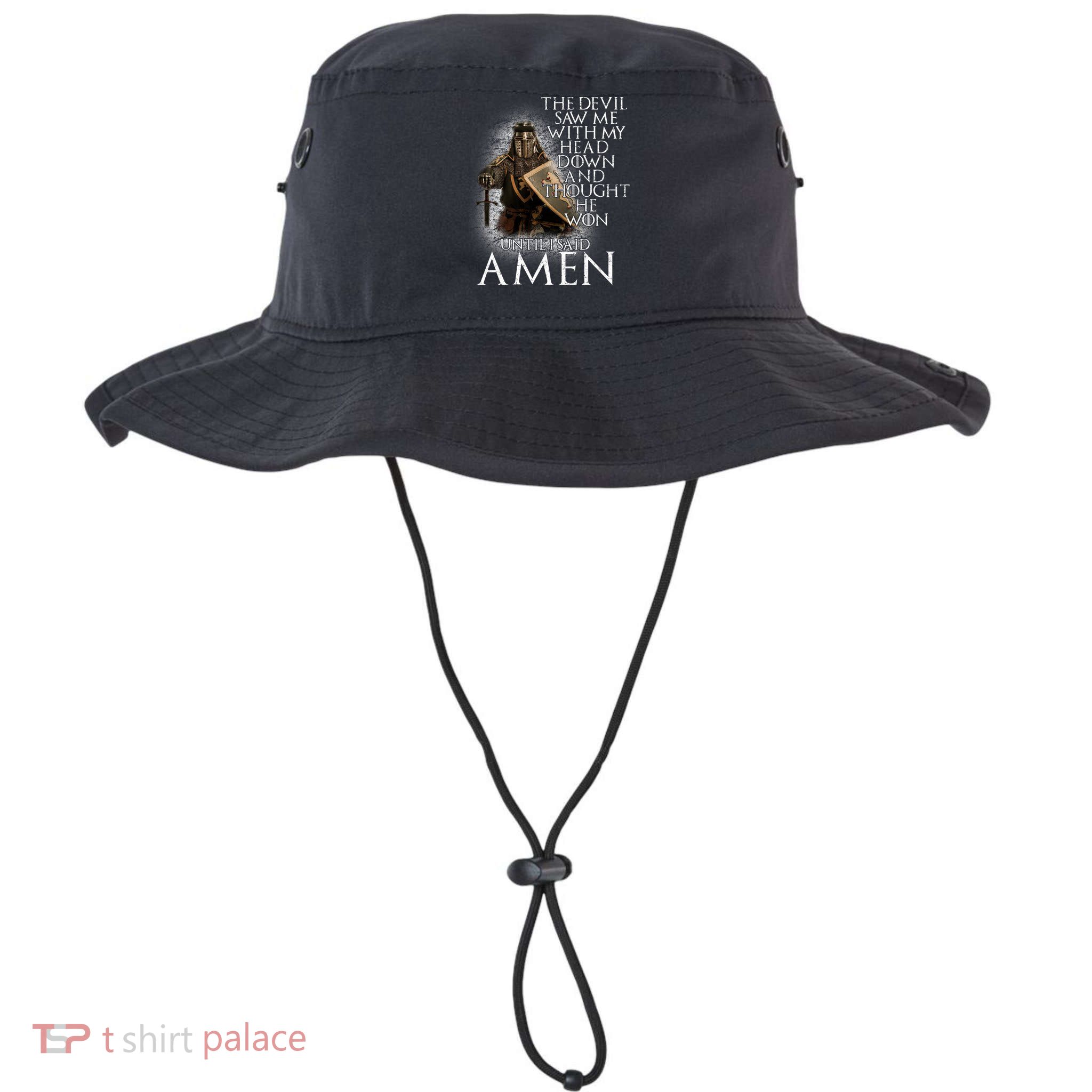Devil Though He Won Until I Said Amen Bucket Hat