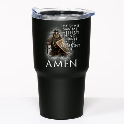 Devil Though He Won Until I Said Amen Tumbler
