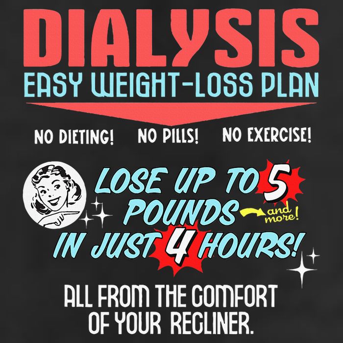 Dialysis Easy Weight Loss Plan A Funny Dialysis Cool Comfort Performance Bucket Hat