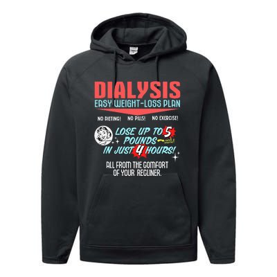 Dialysis Easy Weight Loss Plan A Funny Dialysis Performance Fleece Hoodie