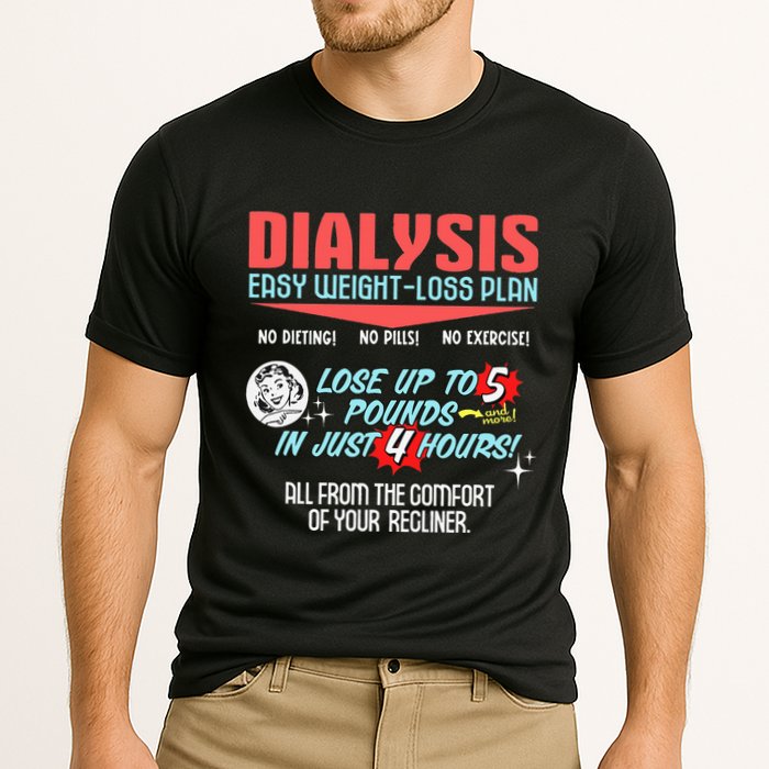 Dialysis Easy Weight Loss Plan A Funny Dialysis Cooling Performance Crew T-Shirt
