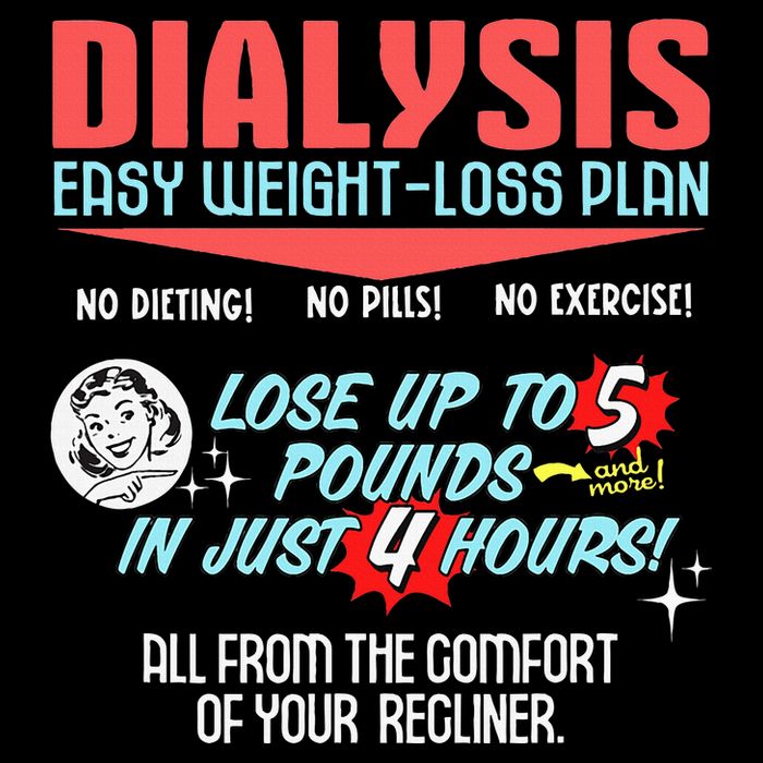 Dialysis Easy Weight Loss Plan A Funny Dialysis Cooling Performance Crew T-Shirt