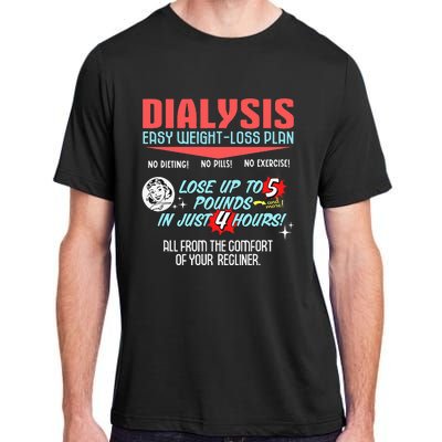 Dialysis Easy Weight Loss Plan A Funny Dialysis Adult ChromaSoft Performance T-Shirt