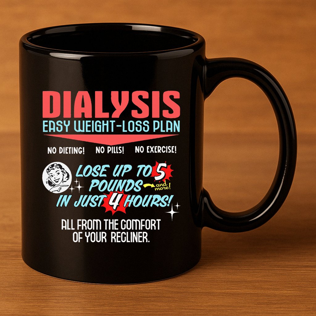 Dialysis Easy Weight Loss Plan A Funny Dialysis 11oz C Handle Ceramic Mug