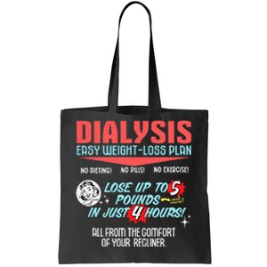 Dialysis Easy Weight Loss Plan A Funny Dialysis Tote Bag