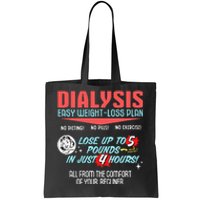 Dialysis Easy Weight Loss Plan A Funny Dialysis Tote Bag