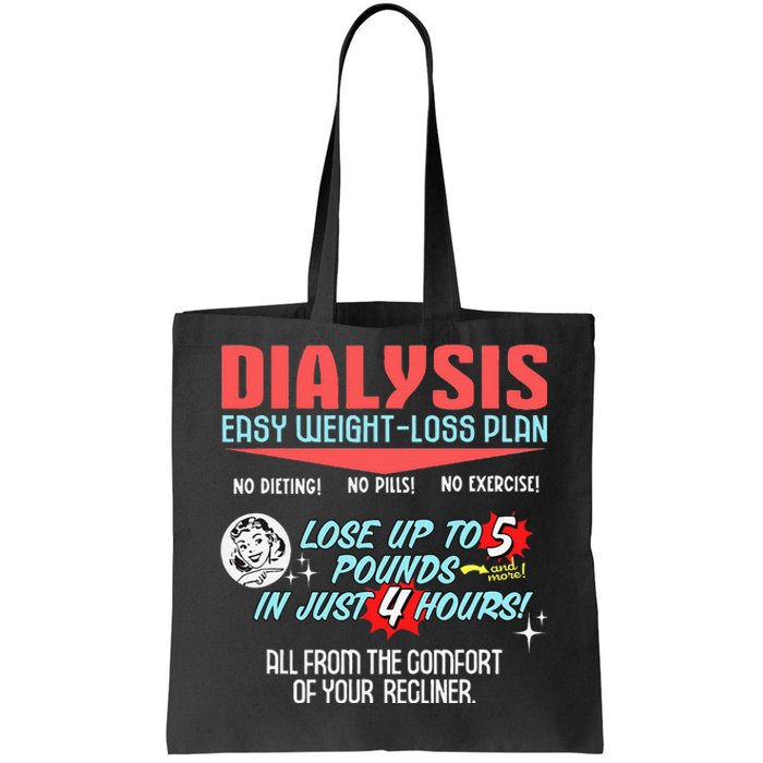 Dialysis Easy Weight Loss Plan A Funny Dialysis Tote Bag