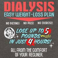 Dialysis Easy Weight Loss Plan A Funny Dialysis Cotton Canvas Backpack