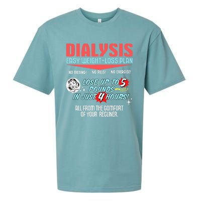 Dialysis Easy Weight Loss Plan A Funny Dialysis Sueded Cloud Jersey T-Shirt