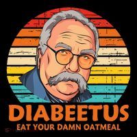 Diabeetus Eat Your Damn Oatmeal Vintage Design T-Shirt