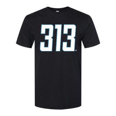 Detroit Football 313 Softstyle® CVC T-Shirt