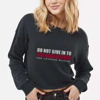 Delta Flight Attendant Veteran Cropped Pullover Crew