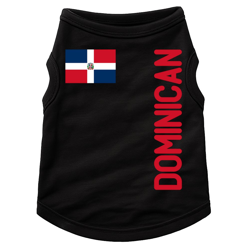 Dominican Flag And Dominican Republic Roots Meaningful Gift Doggie Tank
