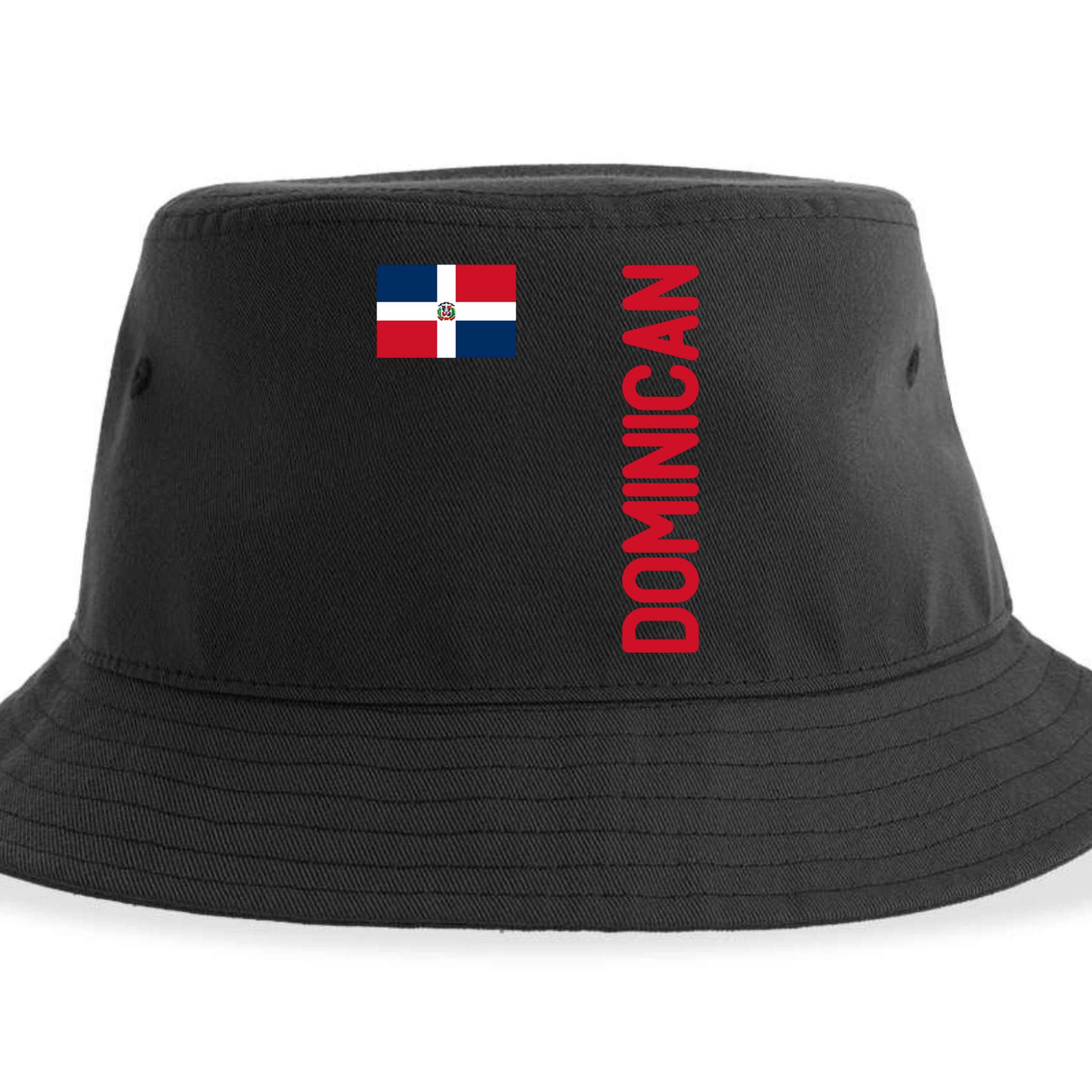 Dominican Flag And Dominican Republic Roots Meaningful Gift Sustainable Bucket Hat