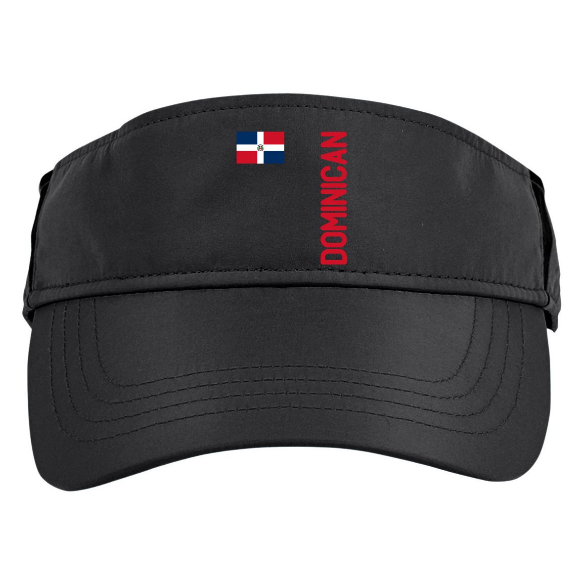 Dominican Flag And Dominican Republic Roots Meaningful Gift Adult Drive Performance Visor