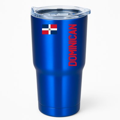 Dominican Flag And Dominican Republic Roots Meaningful Gift Tumbler