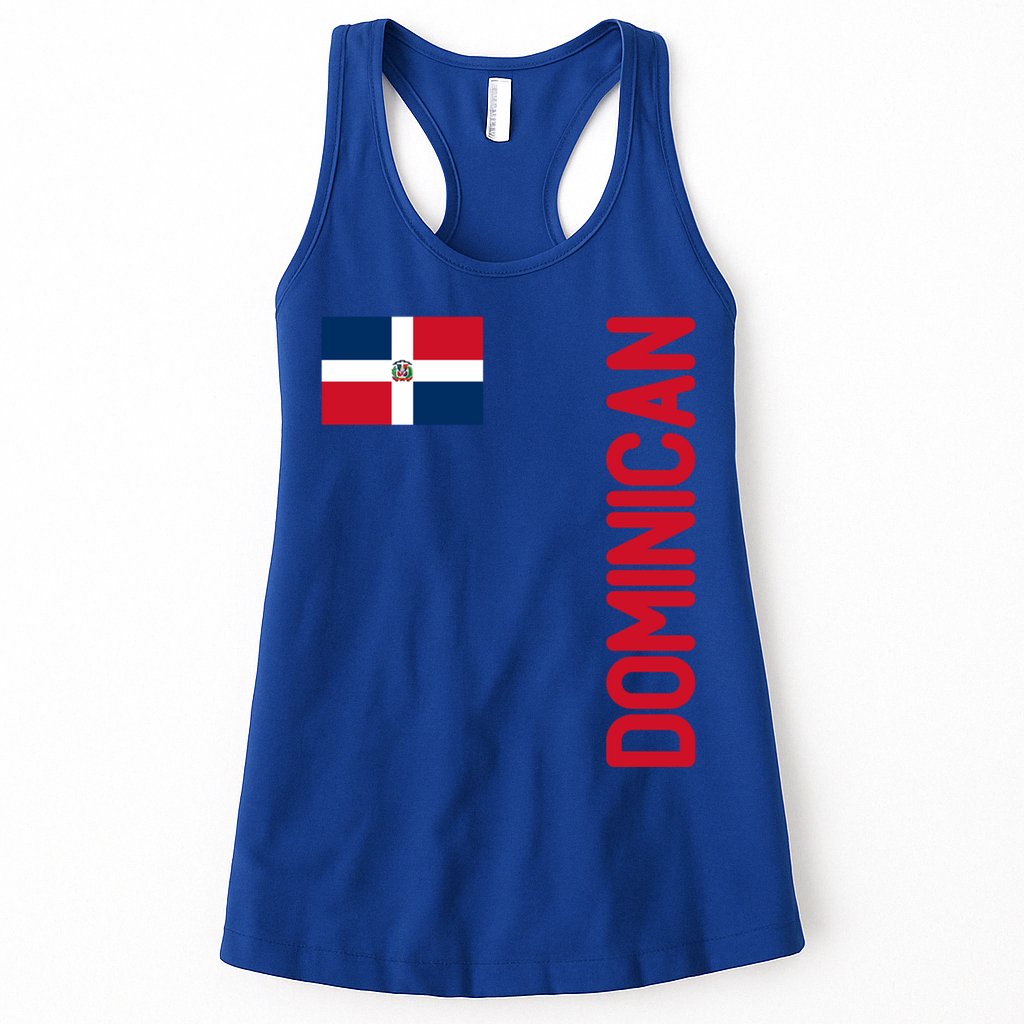Dominican Flag And Dominican Republic Roots Meaningful Gift Womens Tank Top