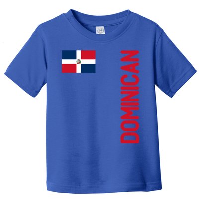 Dominican Flag And Dominican Republic Roots Meaningful Gift Toddler T-Shirt