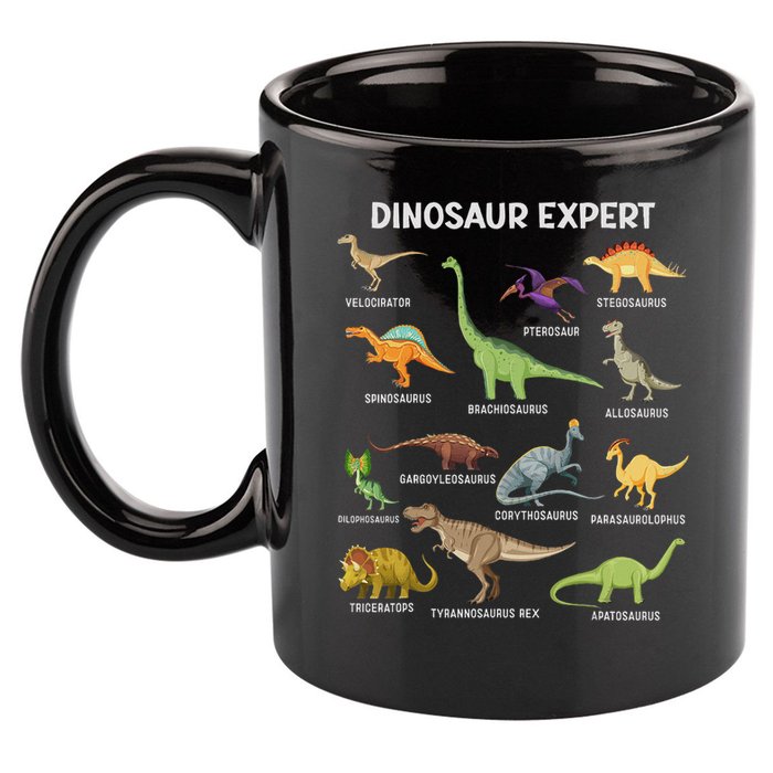 Dinosaur For Adult Cute Dinosaur 11oz C Handle Ceramic Mug
