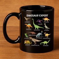 Dinosaur For Adult Cute Dinosaur 11oz C Handle Ceramic Mug