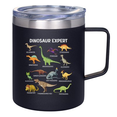 Dinosaur For Adult Cute Dinosaur 12oz Stainless Steel Coffee Mug