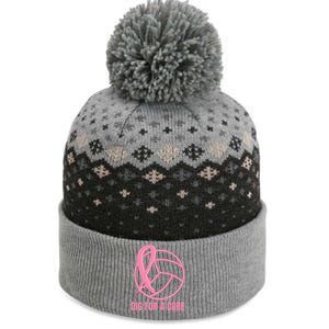 Dig For A Cure Breast Cancer Awareness Volleyball Pink Out The Baniff Cuffed Pom Beanie